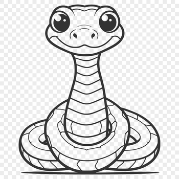 A detailed illustration of a reptile's body, depicted in vector format with sharp lines and clear shapes.