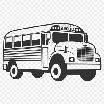 A yellow school bus with black wheels and a simple design suitable for educational purposes.
