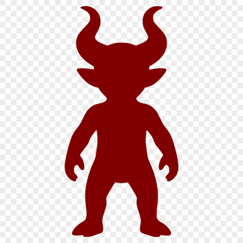 Alien character design in vector format with intricate details suitable for cutting machine or laser engraving.