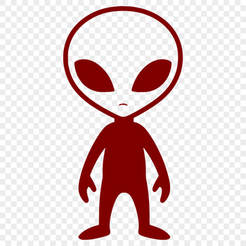 A futuristic, extraterrestrial being from a science fiction universe.