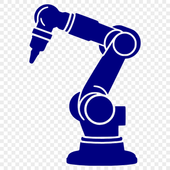 A metallic robot with glowing blue lines and circuitry details, suitable for commercial use.