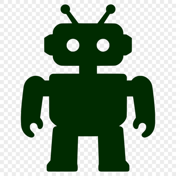 A futuristic robot illustration created as a vector graphic for commercial use.