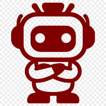 Metallic robotic figure with glowing blue lines, suitable for digital cutting and laser engraving.