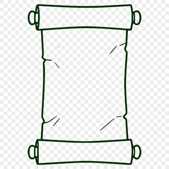 A traditional scroll with a ribbon tied around it, used to hold important documents such as diplomas or certificates.