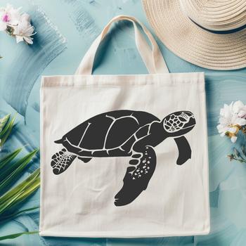 Free Sea Turtle In DXF Format