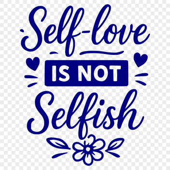 A collection of inspirational quotes about self worth and confidence in a clean vector design.