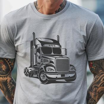 Free Unique Semi Truck Illustration