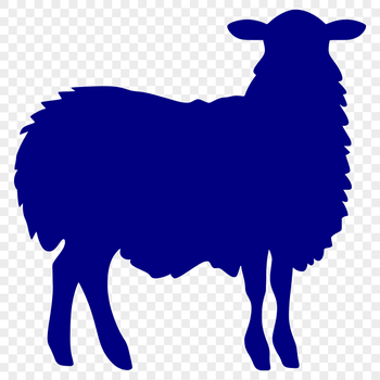 Artistic Sheep Decal