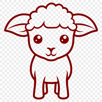 Free Sheep - For Laser Cutter Project