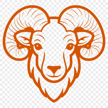 Artistic Ram SVG, PNG, PDF And DXF Files