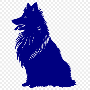 Artistic Shetland Sheepdog - For Vinyl Project