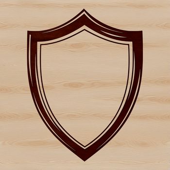 Shield design for cutting machines and vector art.