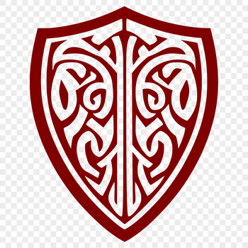 A high-quality digital shield design created as an SVG vector image.
