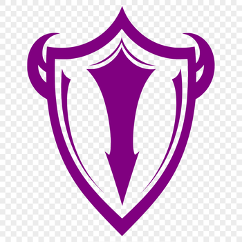 A vector shield design suitable for various applications.