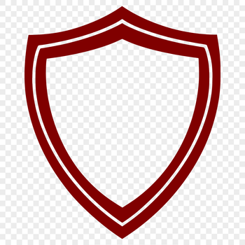 A stylized shield icon designed as vector art, suitable for digital projects.