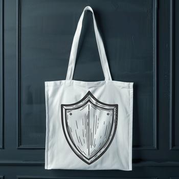 A flat, geometric shield made from vector art, suitable for cutting machines or laser cutters.