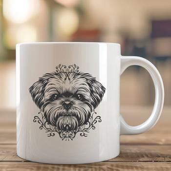 A small, ornate breed of dog with a distinctive head and face.