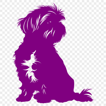 Sitting Shih Tzu Clip Art