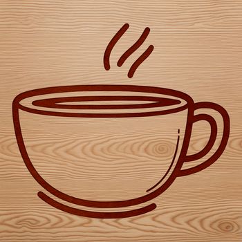 A simple line drawing of a cup, ideal for various designs and applications.
