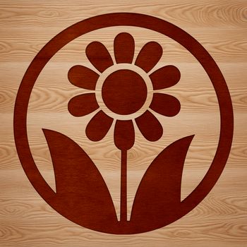 A simple line drawing illustration of a sunflower, suitable for gardening and nature-themed projects.