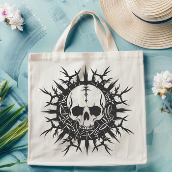 Artistic Skull - Sublimation SVG