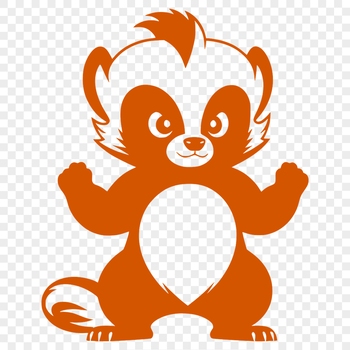 A high-quality digital illustration of a skunk, suitable for both personal and commercial projects.