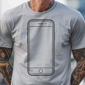 Mobile phone device design vector illustration suitable for commercial or personal use.