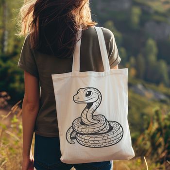 A stylized illustration of a reptile animal in vector format.