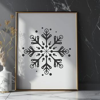 Creative Snowflake - Sublimation PNG