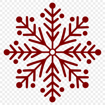 Artistic Snowflake - SVG Format