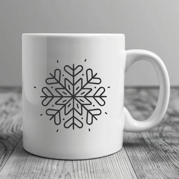 Free Unique Snowflake Clip Art