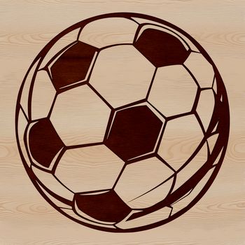 A high-resolution SVG illustration of a soccer ball.