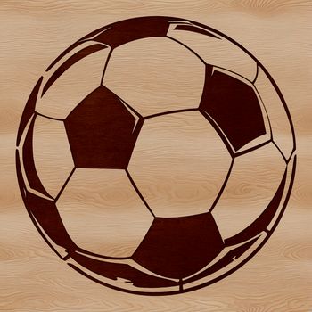 A high-resolution vector image of a football ball designed for digital use.