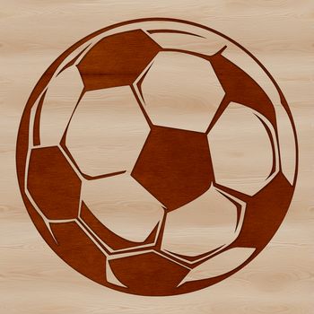A high-quality digital illustration of a soccer ball in vector format.