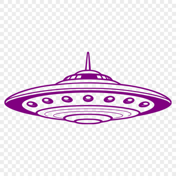 Spacecraft icon in sleek, modern design style.