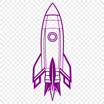 A futuristic space vehicle soaring through the cosmos.