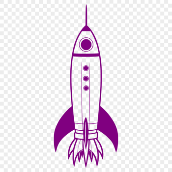 Detailed illustration of a futuristic spaceship in space.