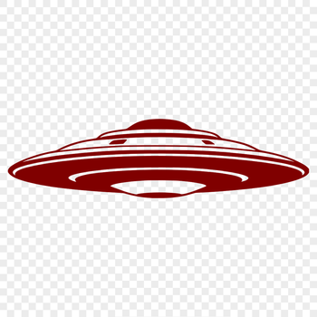 A futuristic spaceship design with sleek lines and metallic details, suitable for vector art and cutting machine projects.