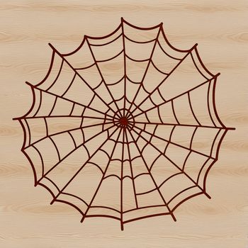 A high-resolution, scalable graphic representation of a spider web, created using advanced vector graphics techniques.
