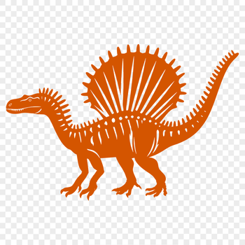 Free Beautiful Spinosaurus Drawing