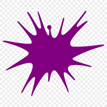 A colorful splat design made from vector shapes and lines, ideal for digital crafting and cutting machine projects.