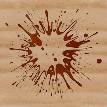 A vibrant splash-shaped design, suitable for various digital applications.
