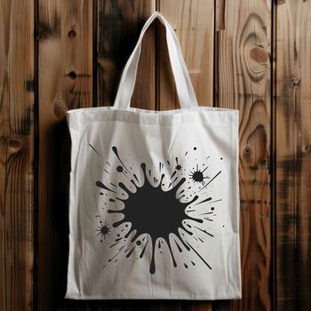 A colorful splat shape with irregular boundaries, suitable for vector art designs.