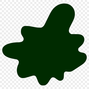 A colorful splat shape with irregular boundaries, suitable for vector design and cutting machine projects.