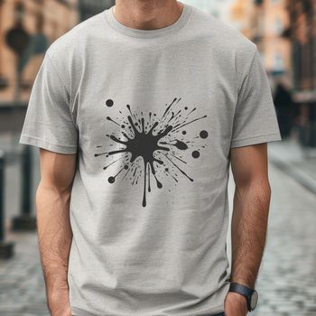 A colorful splat shape created as an SVG graphic, suitable for vector design and cutting machine projects.