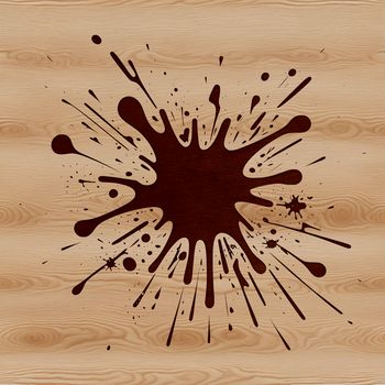 A colorful splat shape made up of vibrant slime-like droplets, ideal for clip art designs.