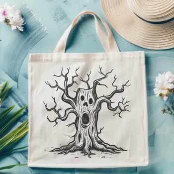 Free Spooky Tree - For Sublimation Project