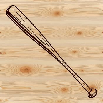 A detailed illustration of a baseball, suitable for printing or cutting.