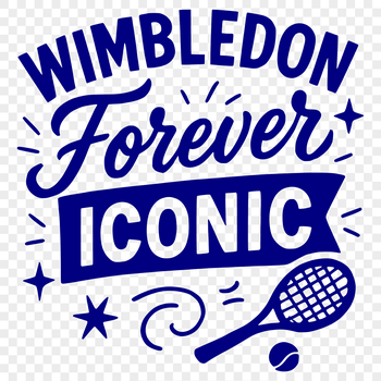 A collection of inspirational tennis quotes in a modern vector font.
