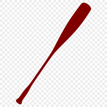 A simple illustration of a baseball with stitches on its seams.